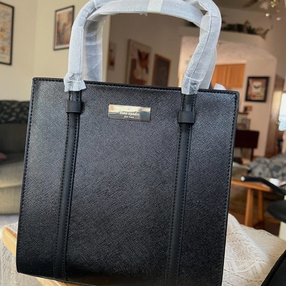 NWT Kate Spade KK037 Kenzie Small Tote Crossbody In Black